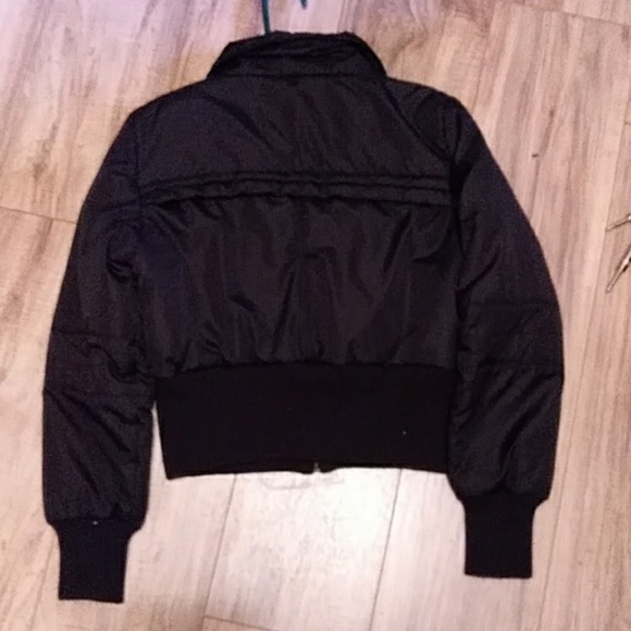 Womens Black Flight Jacket XS - Picture 4 of 4